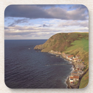 Posavasos Europa, Escocia, Aberdeen. Vista aérea de