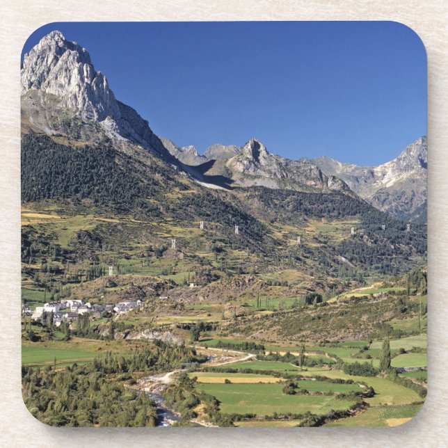 Posavasos Europa, España, Sallent de Gallego. Pequeño (Frente)