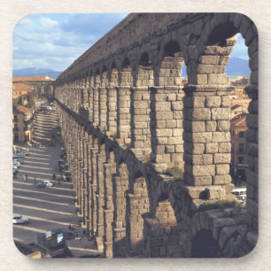 Posavasos Europa, España, Segovia. La luz tardía proyecta so