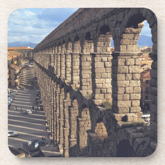 Posavasos Europa, España, Segovia. Sombras de luz tardía (Frente)