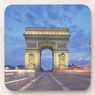 Posavasos Europa, Francia, París. Arco de Triunfo visto