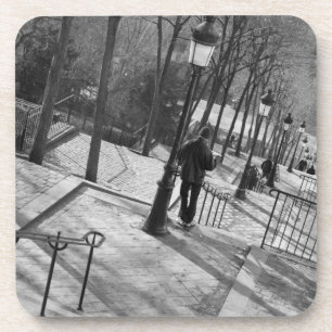 Posavasos Europa, Francia, París y Montmartre: Por la maña