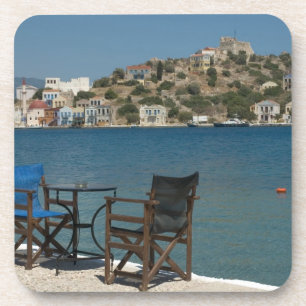 Posavasos Europa, Grecia, Kastellorizo: sillas al borde