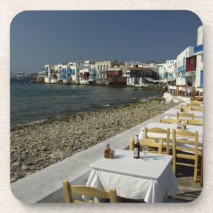 Posavasos Europa, Grecia, Mykonos. Vistas del litoral