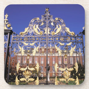 Posavasos Europa, Inglaterra, Londres. Puerta dorada fuera d