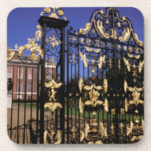 Posavasos Europa, Inglaterra, Londres. Puerta dorada fuera d