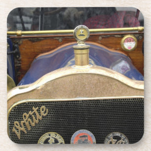 Posavasos Europa, Irlanda, Dublín. Coche antiguo, Blanco 2