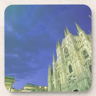Posavasos Europa, Italia, Lombardía, Milán. El Duomo,