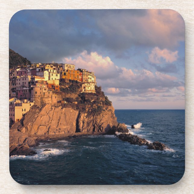 Posavasos Europa, Italia, Manarola. El acantilado (Frente)