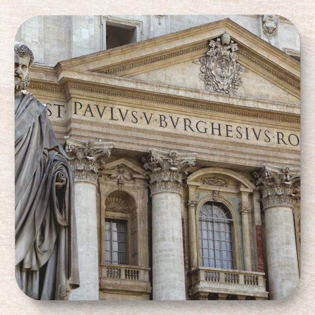 Posavasos Europa, Italia, Roma. Basílica de San Pedro (alias (Frente)