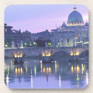 Posavasos Europa, Italia, Roma, El Vaticano. San Pedro y