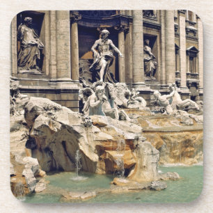 Posavasos Europa, Italia, Roma. Monedas esparcidas en el fon