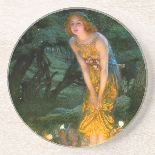 Posavasos Eve del verano medio Edward Robert Hughes (Frente)