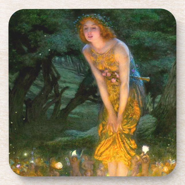 Posavasos Eve del verano medio Edward Robert Hughes (Frente)