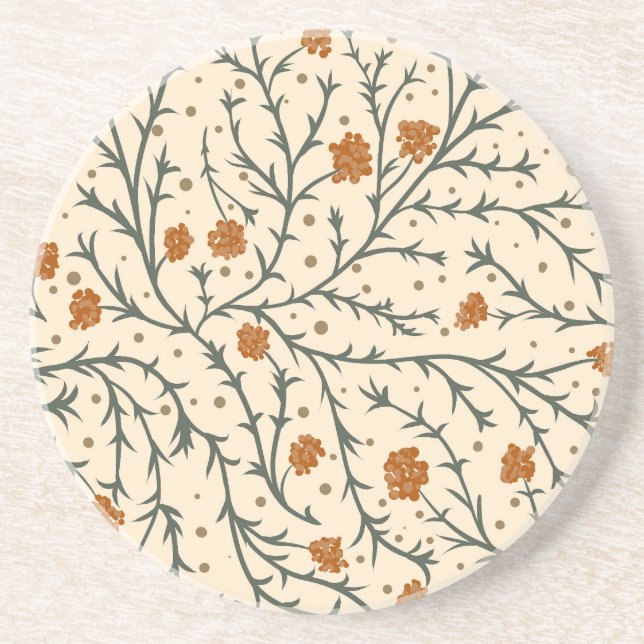 Posavasos Evergreen Kisses Under the Mistletoe (Frente)