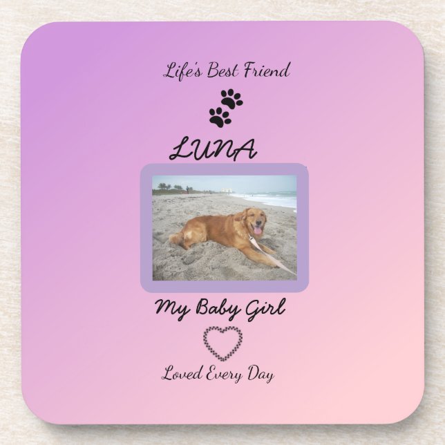 Posavasos Everyday Love Pawprint Pet (Frente)