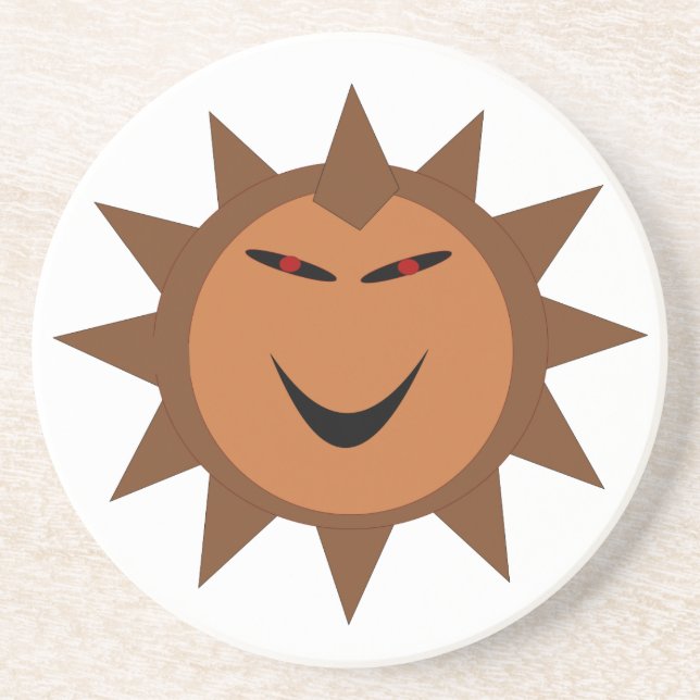 Posavasos Evil Hedgehog Kawaii Gótico Halloween (Frente)