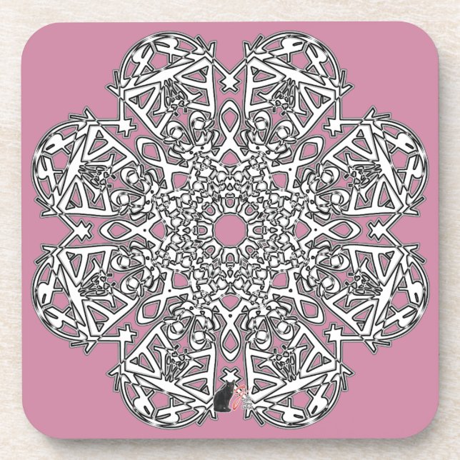 Posavasos Excelente esparadrapo del amanecer del glifo octa (Frente)