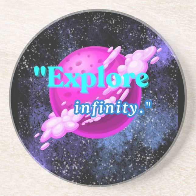 Posavasos Explorar infinito (Frente)