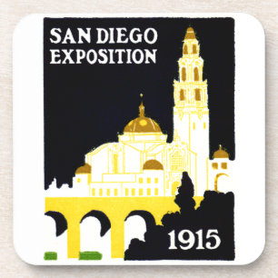 Posavasos Exposición 1915 de San Diego