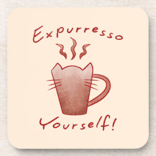 Posavasos Exprésate Gatos Y Café
