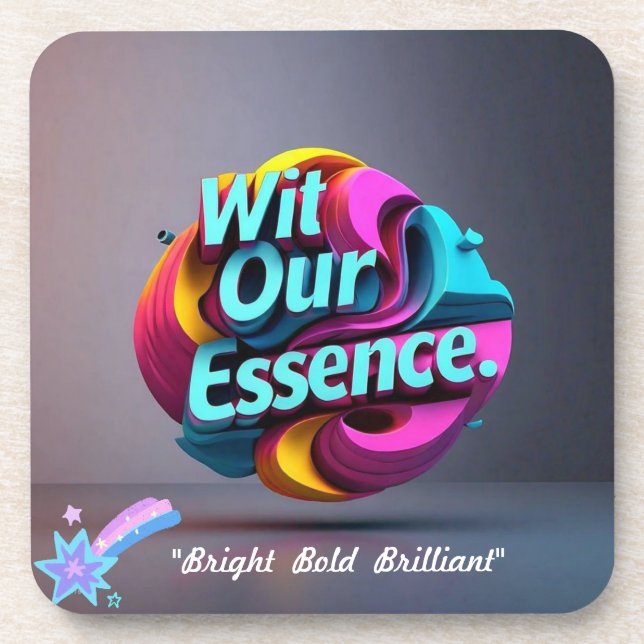 Posavasos "Expresión colorida" (Frente)