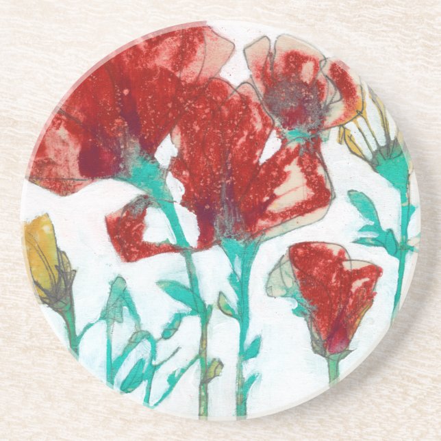 Posavasos Expresión de flor II (Frente)