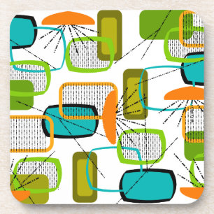 Posavasos Extracto moderno #57 de los mediados de siglo