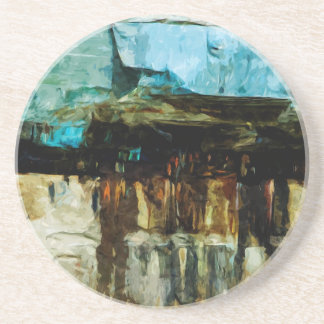 Posavasos Extracto representado del nacional de las rocas a