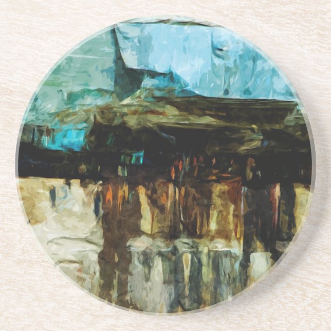 Posavasos Extracto representado del nacional de las rocas a (Frente)