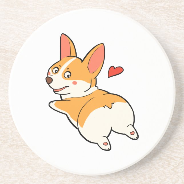 Posavasos Extremos del Corgi (Frente)
