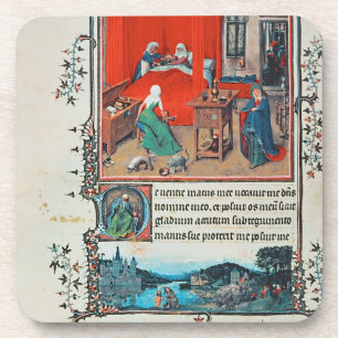 Posavasos f.93v el nacimiento de San Juan Bautista y del