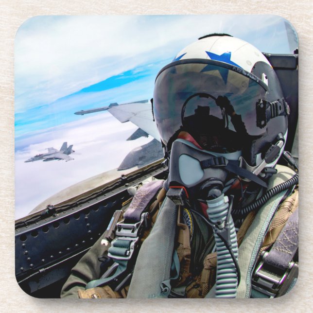 POSAVASOS F/A-18F SUPER HORNET PILOT (Frente)
