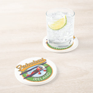 Posavasos fabuloso parche de Irlanda.