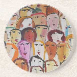 Posavasos Faces Coaster