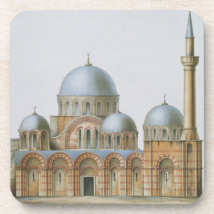 Posavasos Fachada de Kahrije Dzamissi, la iglesia del Savi