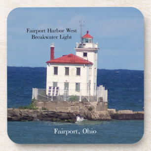 Posavasos Fairport Harbour West Breakwater Light 6 ruedas