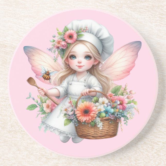 Posavasos Fairy Chef Coaster (Frente)