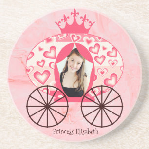 Posavasos Fairytale Royal Princess Carriage Chica Cumpleaños