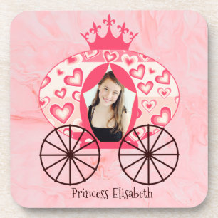 Posavasos Fairytale Royal Princess Carriage Chica Cumpleaños