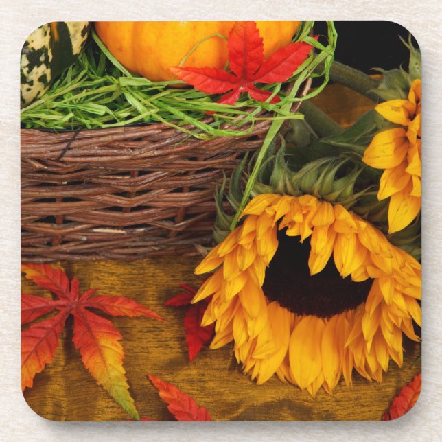 Posavasos Fall Harvest Sunflowers   (Frente)