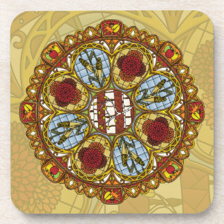 Posavasos Fall Nouveau Square