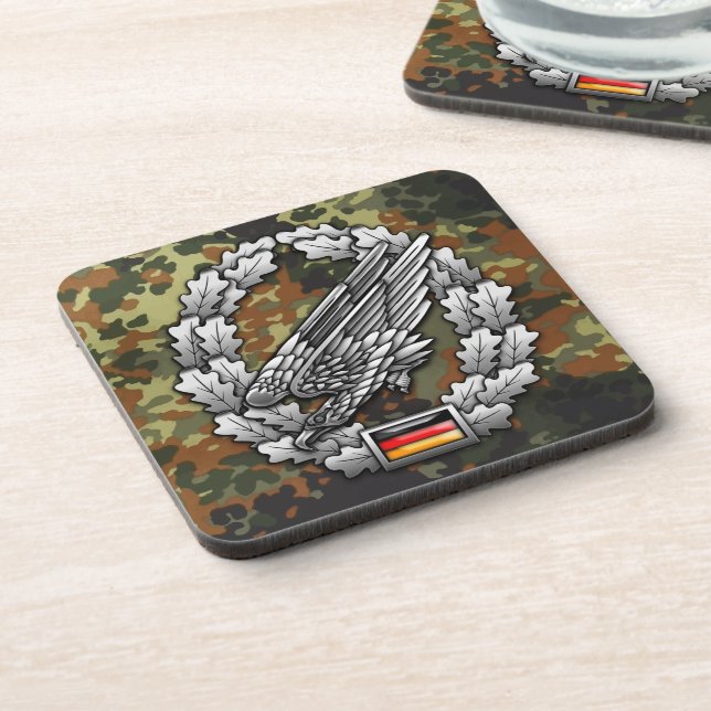 Posavasos Fallschirmjägertruppe Barettabzeichen (Lado Izquierdo)