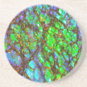 Posavasos Faln Peacock Ammolite