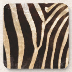 Posavasos falso estampado de zebra