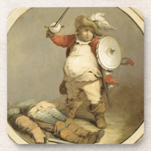 Posavasos Falstaff con el cuerpo de Hotspur, c.1786 (aceite