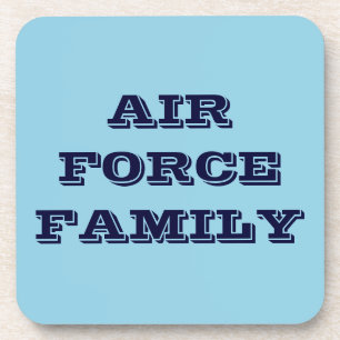 Posavasos Familia de la Fuerza Aérea Coaster Set