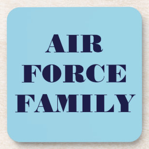 Posavasos Familia de la Fuerza Aérea Coaster Set