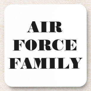 Posavasos Familia de la Fuerza Aérea Coaster Set