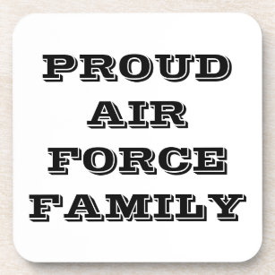 Posavasos Familia de la Fuerza Aérea Orgullosa